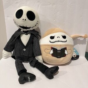 Lot Jack Skellington Squishmallow With Tags Disney Scentsy Nightmare Before